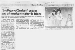 "Los payasos cósmicos", un paso para la humanización a través del arte  [artículo].