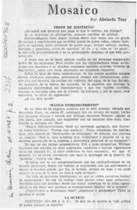 Mosaico  [artículo] Abelardo Troy.