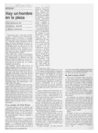 Hay un hombre en la pieza  [artículo] G. B.