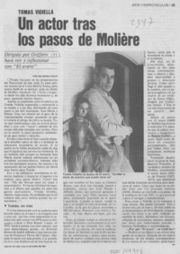 Un actor tras los pasos de Molière