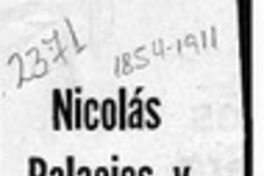 Nicolás Palacios y "Raza chilena"  [artículo]José Vargas Badilla.