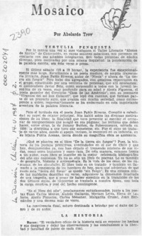 Mosaico  [artículo] Abelardo Troy.