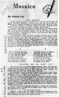 Mosaico  [artículo] Abelardo Troy.