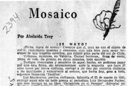 Mosaico  [artículo] Abelardo Troy.
