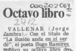 Octavo libro  [artículo] Jorge Zambra.
