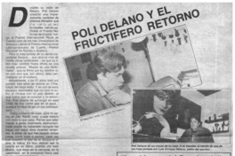 Poli Délano y el fructífero retorno