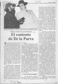 El contento de De la Parra  [artículo] C. D.