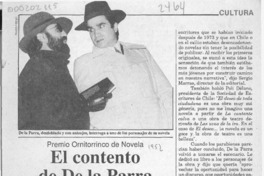 El contento de De la Parra  [artículo] C. D.