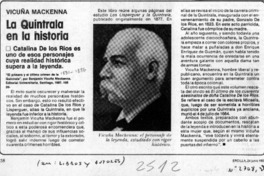 La Quintrala en la historia  [artículo]