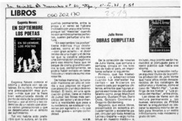 Libros  [artículo] H. V. M.