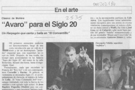 "Avaro" para el Siglo 20