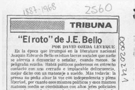 "El roto" de J. E. Bello