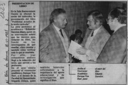 Presentación de libro  [artículo].