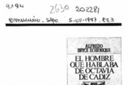 Otra vez Bryce Echeñique  [artículo].