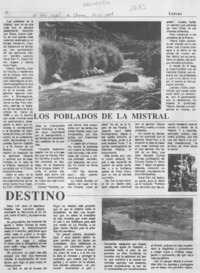 Los poblados de la Mistral