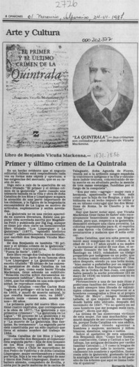 Primer y último crimen de la Quintrala