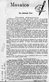 Mosaico  [artículo] Abelardo Troy.