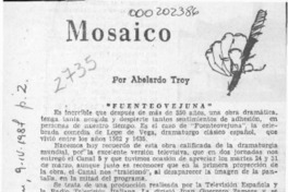 Mosaico  [artículo] Abelardo Troy.