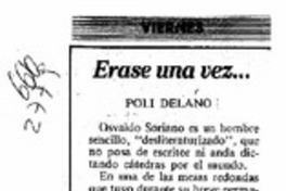 Erase una vez --  [artículo] Poli Délano.