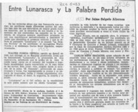 Entre "Lunarasca" y "La palabra perdida"  [artículo] Jaime Salgado Albornoz.
