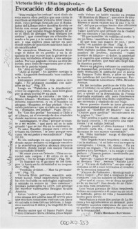 Evocación de dos poetas de La Serena