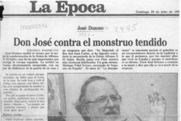 Don José contra el monstruo tendido  [artículo] Verónica Waissbluth.