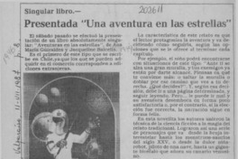 Presentada una "Aventura en las estrellas"  [artículo].