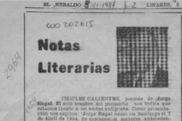 Notas literarias  [artículo] Mesa Seco.