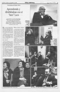 Aprendiendo y divirtiéndose con el "loco" Luco  [artículo].