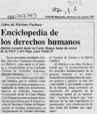 Enciclopedia de los derechos humanos  [artículo].