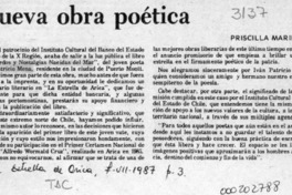 Nueva obra poética