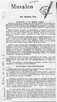 Mosaico  [artículo] Abelardo Troy.