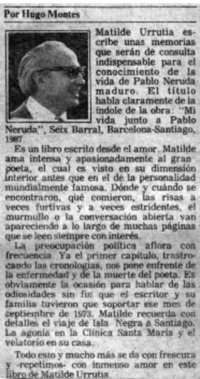 Mi vida junto a Pablo Neruda