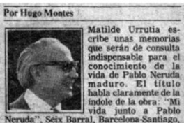 Mi vida junto a Pablo Neruda