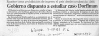 Gobierno dispuesto a estudiar caso Dorfman  [artículo].