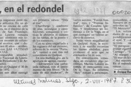 De la Vega, en el redondel  [artículo] Enrique Ramírez Capello.