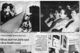 Ideas nuevas para una obra tradicional