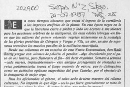 Una gloria de nuestras letras  [artículo] Stalone.