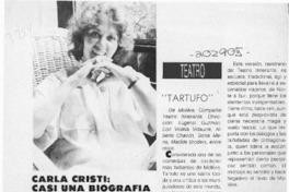 Carla Cristi, casi una biografía de sí misma  [artículo].