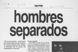 Hombres separados