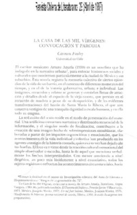 La casa de las mil vírgenes, convocación y parodia