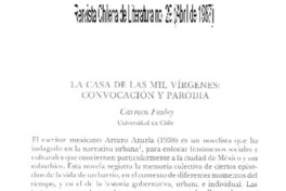 La casa de las mil vírgenes, convocación y parodia