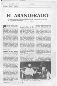El Abanderado  [artículo].