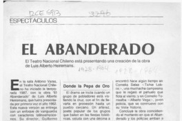 El Abanderado  [artículo].