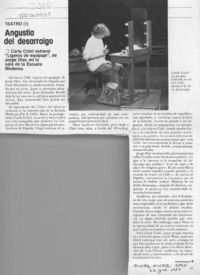 Angustia del desarraigo  [artículo] Hans Ehrmann.