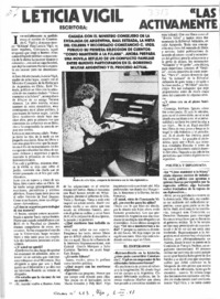 "Las chilenas participan más activamente en política que las argentinas"  [artículo] André Jouffé.