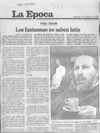 Los fantasmas no saben latín  [artículo] Verónica Waissbluth.