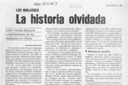 La historia olvidada  [artículo] María Irene Soto.