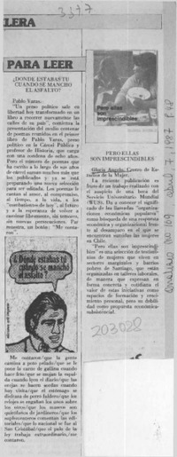 Para leer  [artículo].