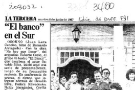 "El banco" en el Sur  [artículo] Juan Lara Cancino.